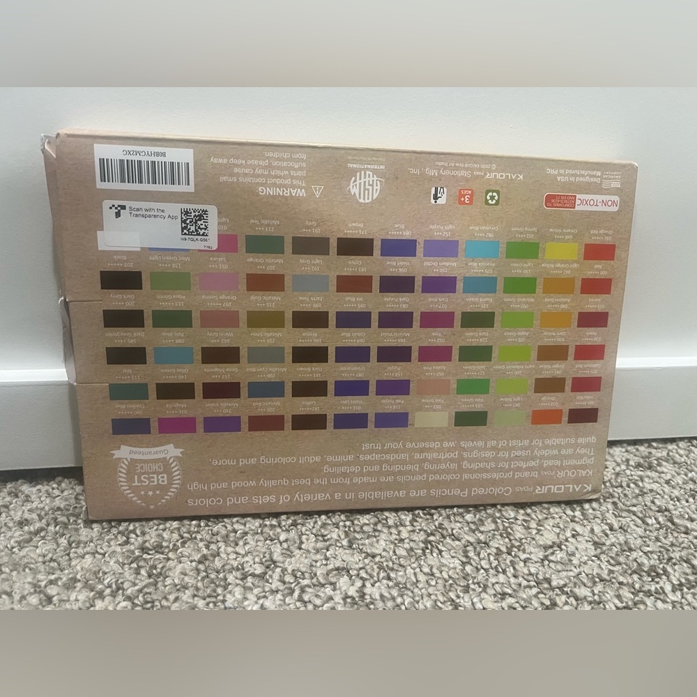 Kalour 72 Colored Pencils Set Premium Soft Core Artist Drawing Art Supplies - Picture 3 of 3